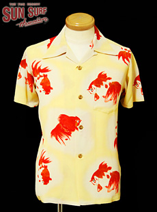 SUN SURF 󥵡աSS35659Ⱦµϥ S/S ALOHA SHIRTS [ GOLD FISH ] Ź޸ǥ