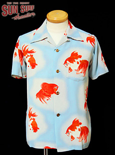 SUN SURF 󥵡աSS35659Ⱦµϥ S/S ALOHA SHIRTS [ GOLD FISH ] Ź޸ǥ