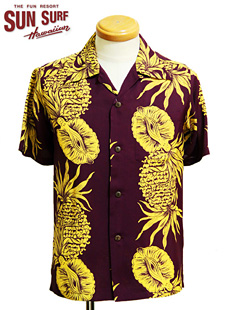 SUN SURF 󥵡աSS35651Ⱦµϥ S/S ALOHA SHIRTS [ PINEAPPLE ]