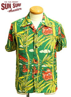 SUN SURF 󥵡աSS35669Ⱦµϥ S/S ALOHA SHIRTS [ BAMBOO ISLANDS ]