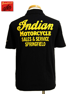 Indian MotorCycle ǥ⡼롡IM75793S/S EMBD POLO SHIRTS ɽ꼯λҥݥ [ INDIAN LOGO ]