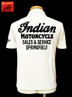 Indian MotorCycle ǥ⡼롡IM75793S/S EMBD POLO SHIRTS ɽ꼯λҥݥ [ INDIAN LOGO ]