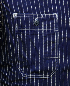 STUDIO D'ARTISAN 5436 ウォバッシュストライプワークシャツ | Lua-Blog
