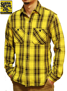 SUGAR CANE 奬  SC25336 SOFT TWILL CHECK WORK SHIRT եȥĥå