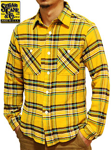 SUGAR CANE 奬  SC25930SOFT TWILL CHECK WORK SHIRT եȥĥå