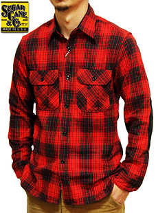 SUGAR CANE 奬SC25937TWILL CHECK WORK SHIRT [ ܡѥåդ ]