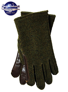 BUZZ RICKSONS Хꥯ󥺡BR02008Type WOOL,O.D.LEATHER PALM GLOVES 쥶ѡ॰