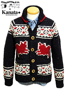 劇レア⭐ANGEL BLUE 150田中さん フード付きニットカウチンジャケット