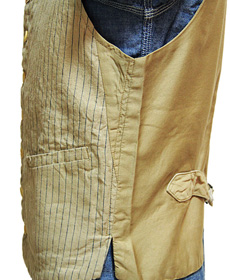 SUGAR CANE  Mister Freedom 奬 ߥե꡼ࡡSC12783 6.8oz.  HEMP/COTTON STRIPE HACENDADO WAISTCOAT إץåȥ󥹥ȥ饤ץɥȥ ٥