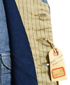 SUGAR CANE USA製 ミスターフリーダム コットン キャンバス ベスト SUGAR CANE USA製 ミスターフリーダム コットン キャンバス