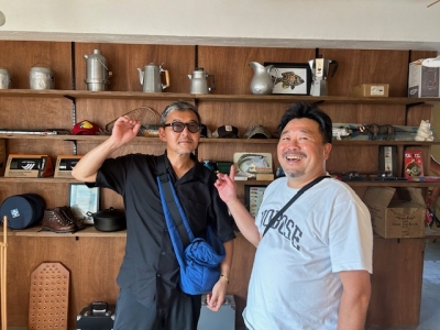 ブライトリバーのロッドやグリップに触れてみたい方。2Fショールームを